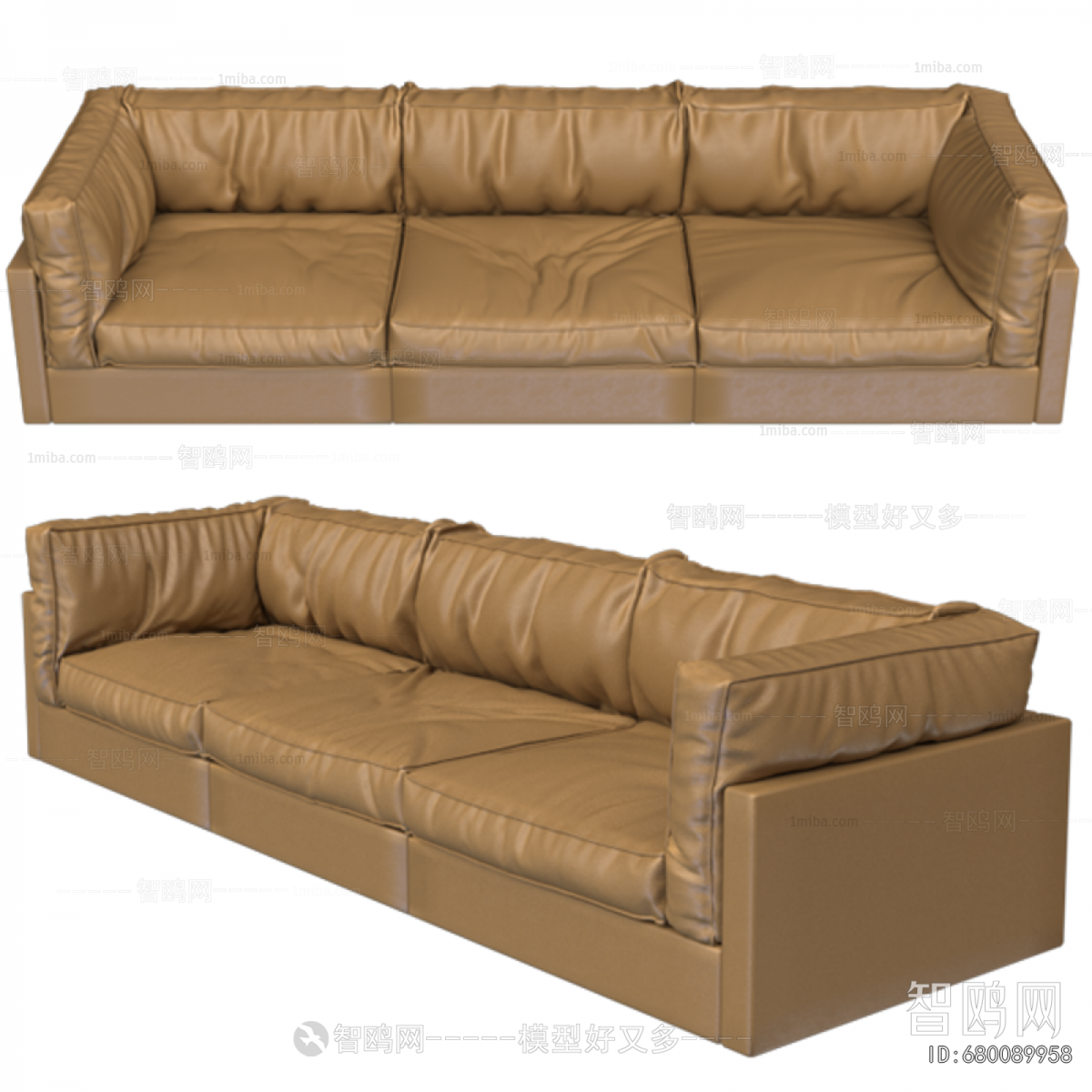 Modern Three-seat Sofa