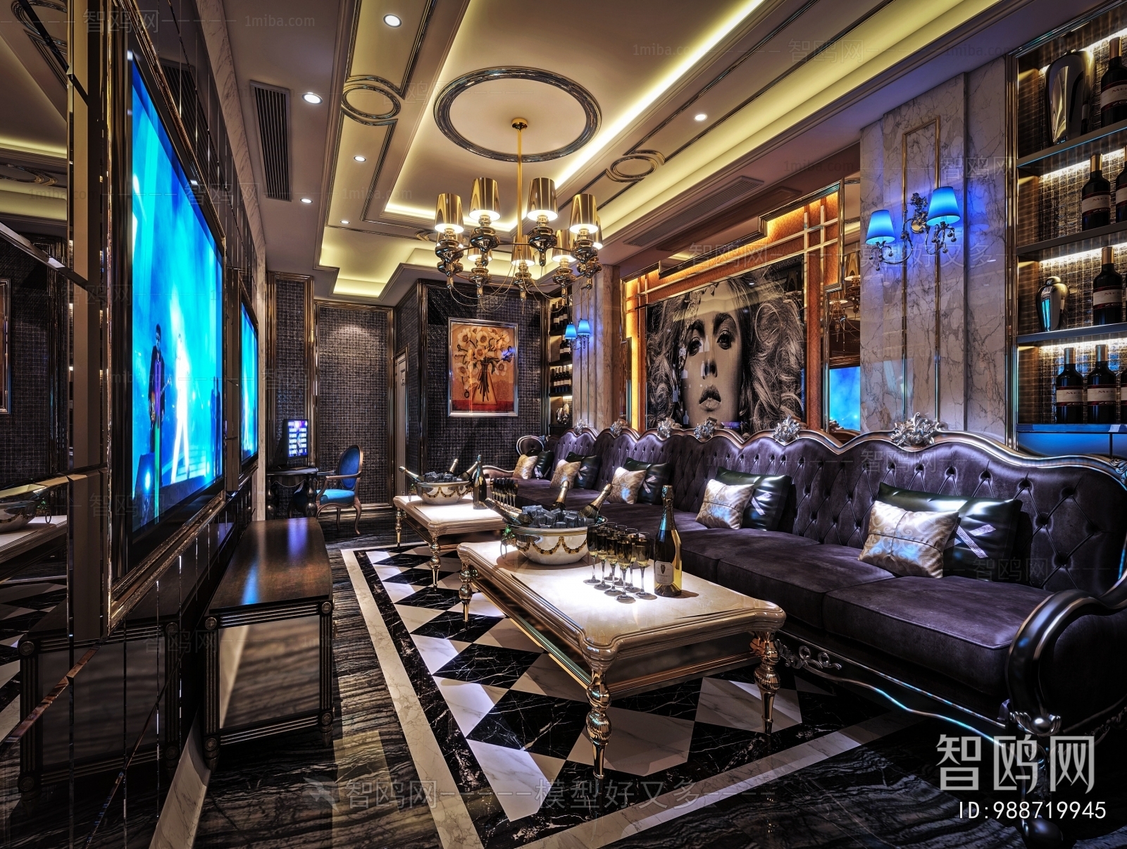 European Style KTV Box