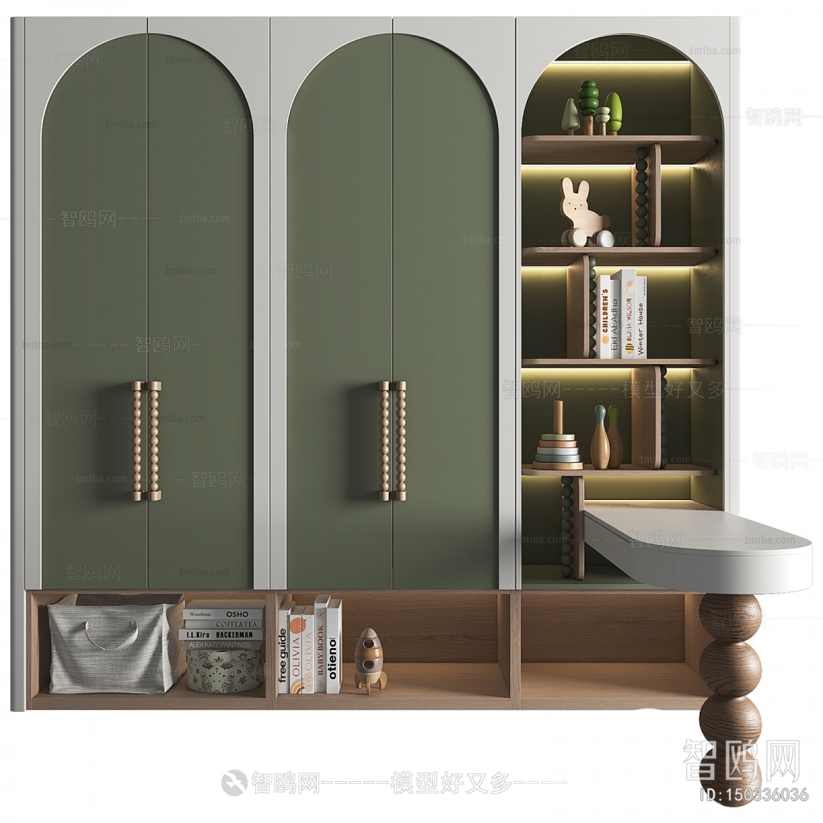 French Style Bookcase