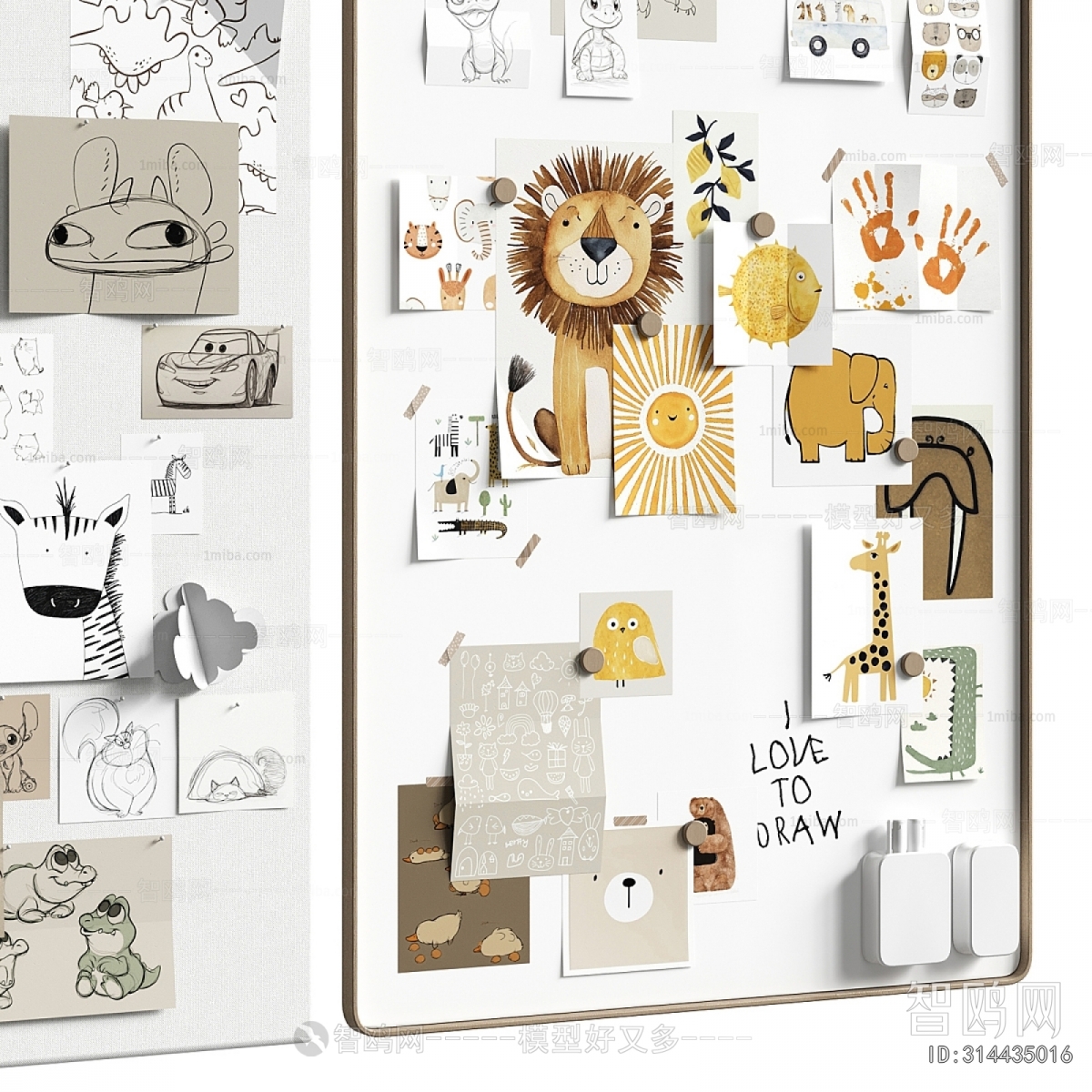 Modern Blackboard/whiteboard