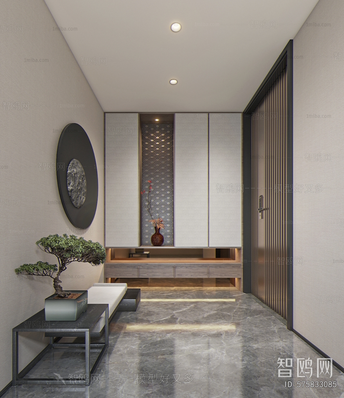 New Chinese Style Hallway