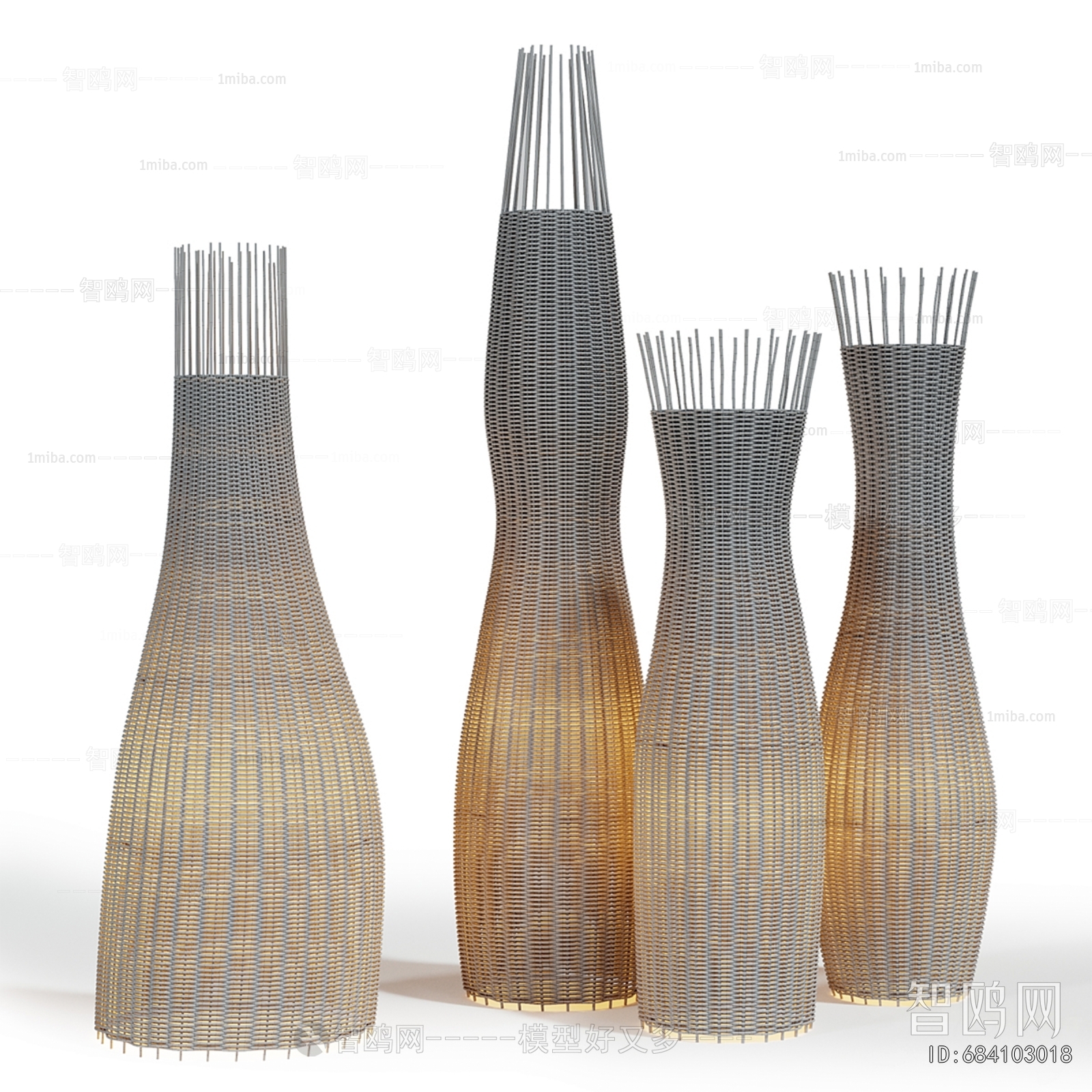 Wabi-sabi Style Floor Lamp