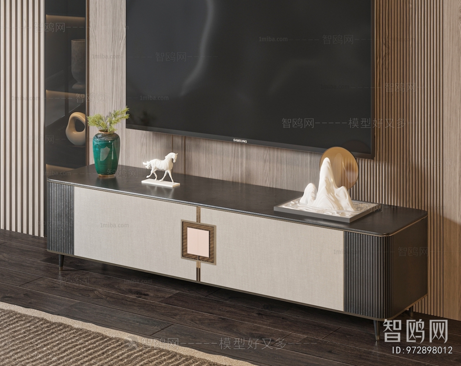 New Chinese Style TV Cabinet