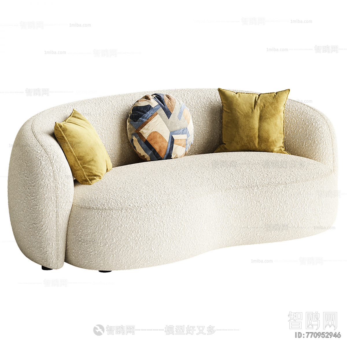 Modern Curved Sofa