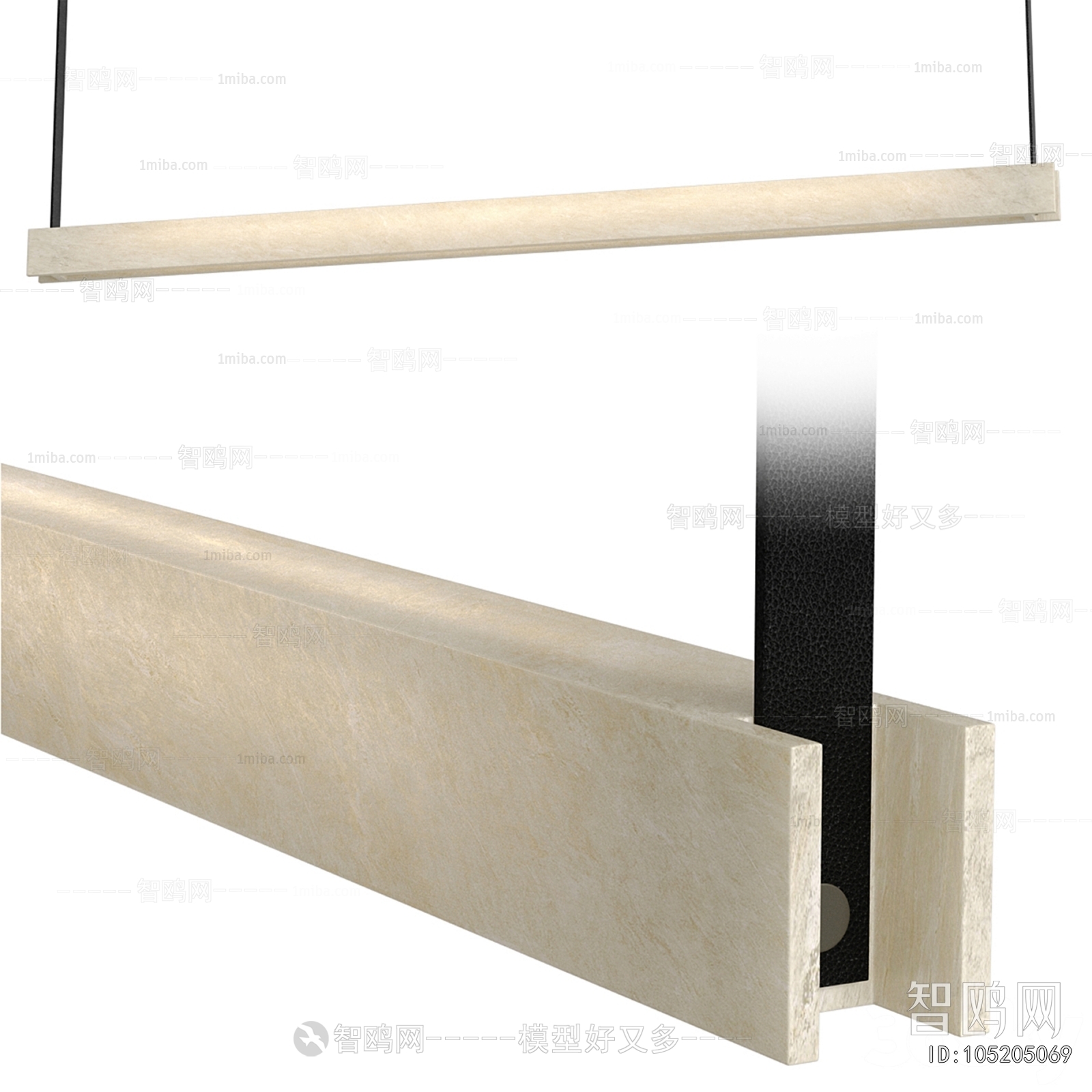 Modern Long Chandelier