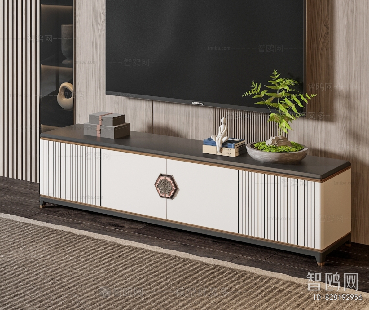 New Chinese Style TV Cabinet