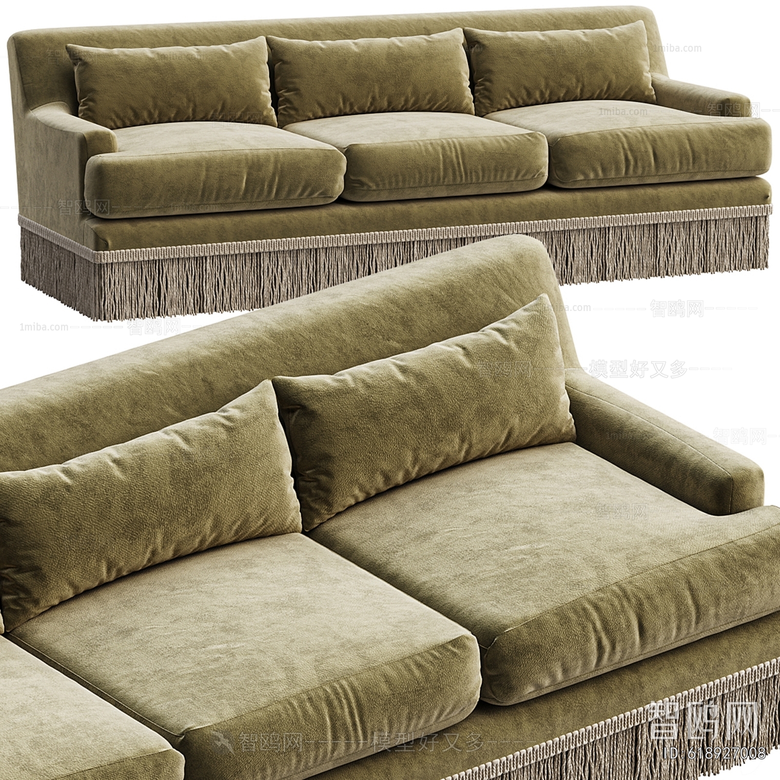 Modern Three-seat Sofa