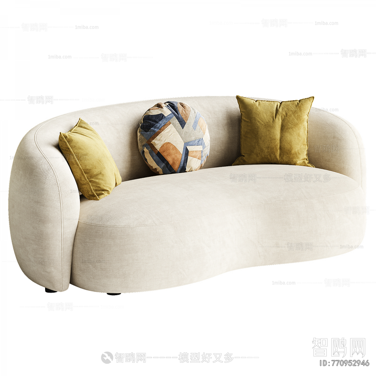 Modern Curved Sofa