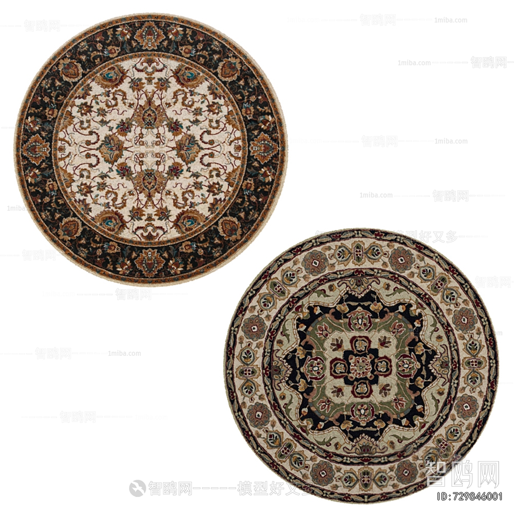 European Style Circular Carpet