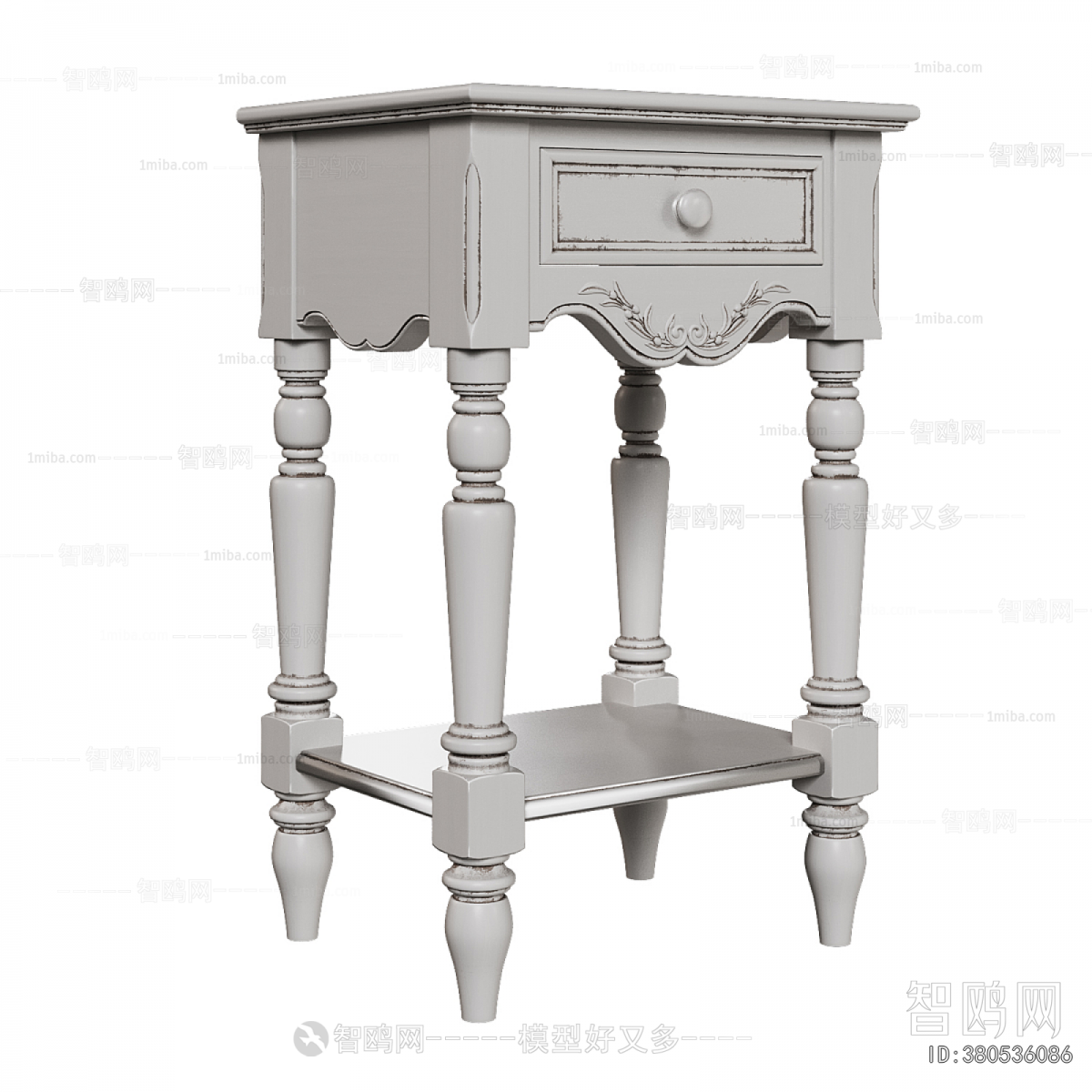 European Style Bedside Cupboard