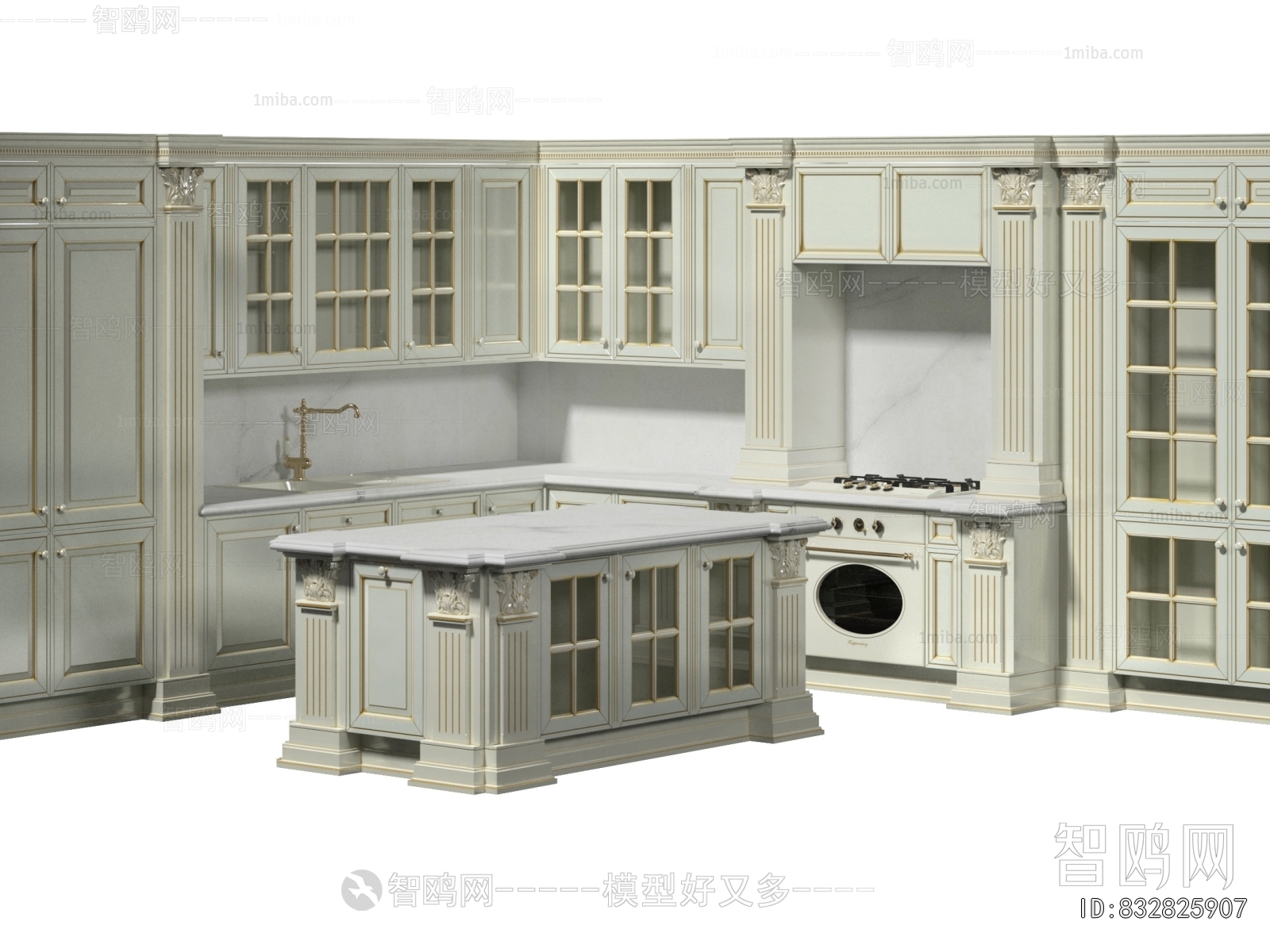 European Style Kitchen Cabinet