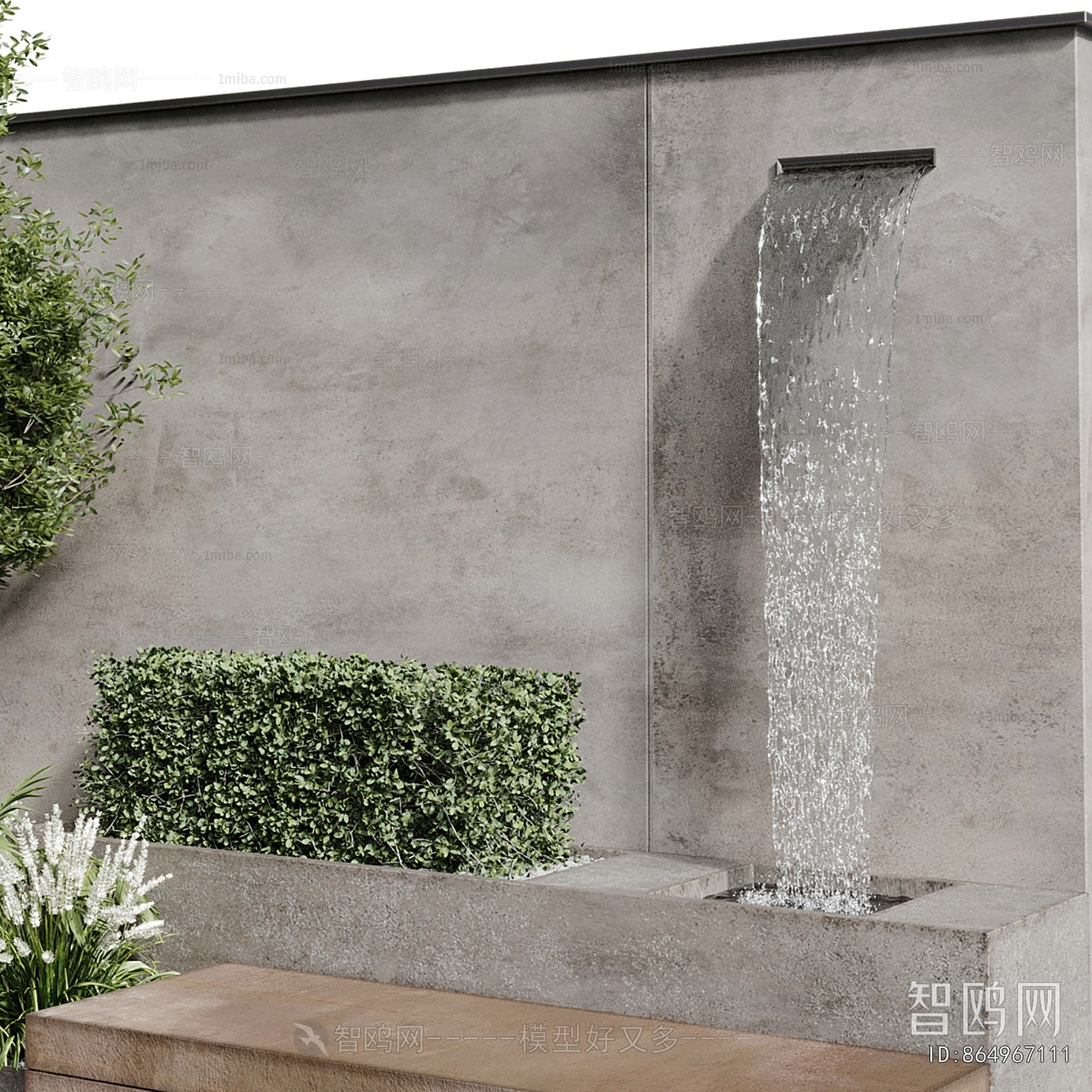 Modern Rockery Waterscape