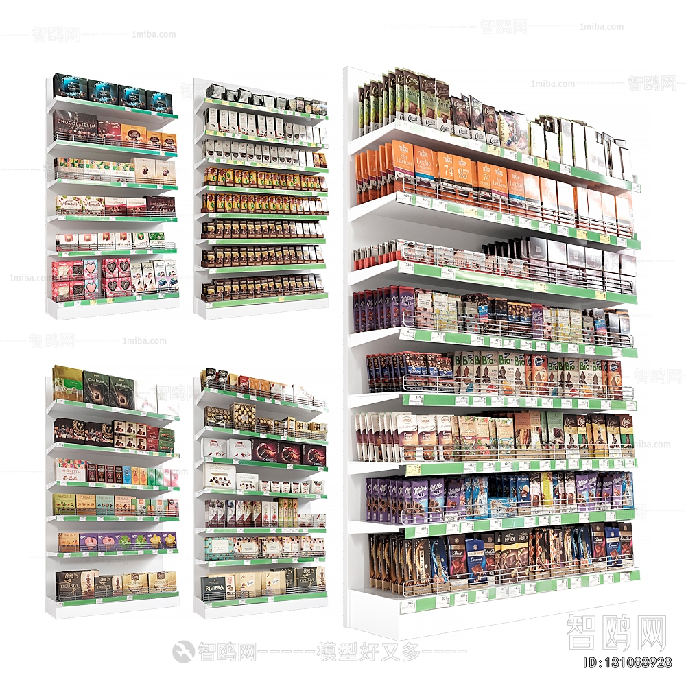 Modern Supermarket Shelf