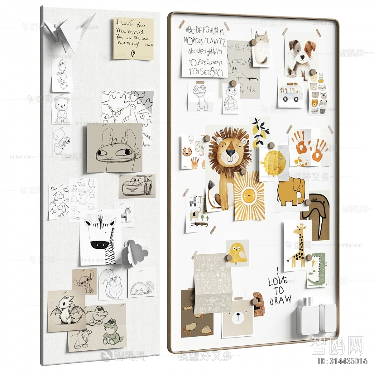 Modern Blackboard/whiteboard