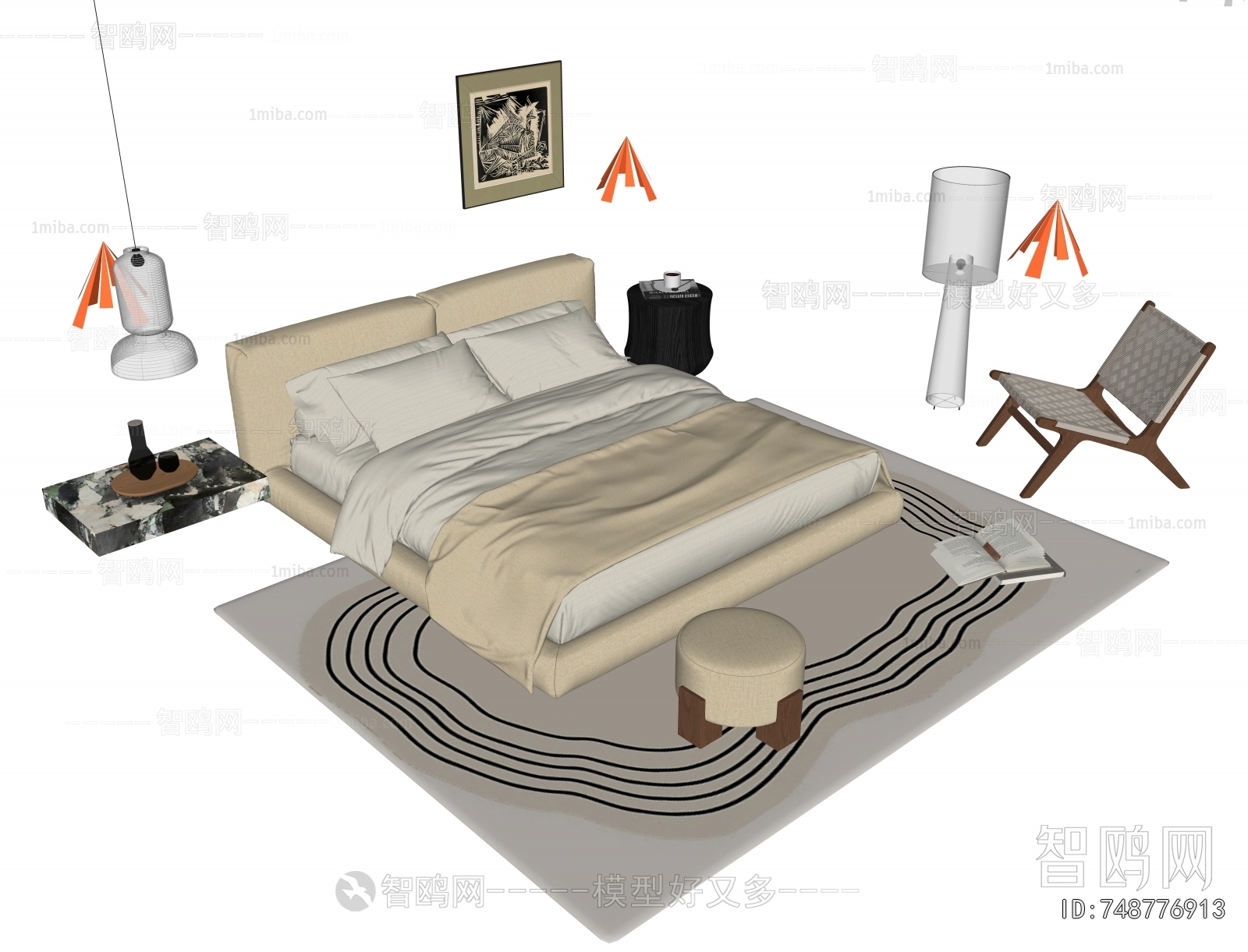 Modern Double Bed