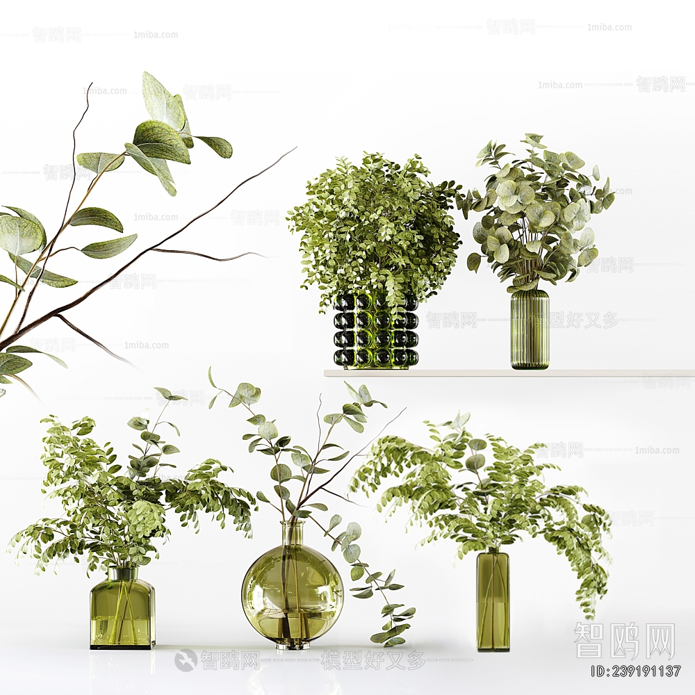 Modern Aquatic Green Plant