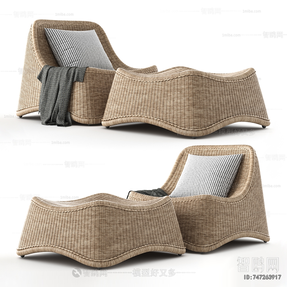 Southeast Asian Style Lounge Chair