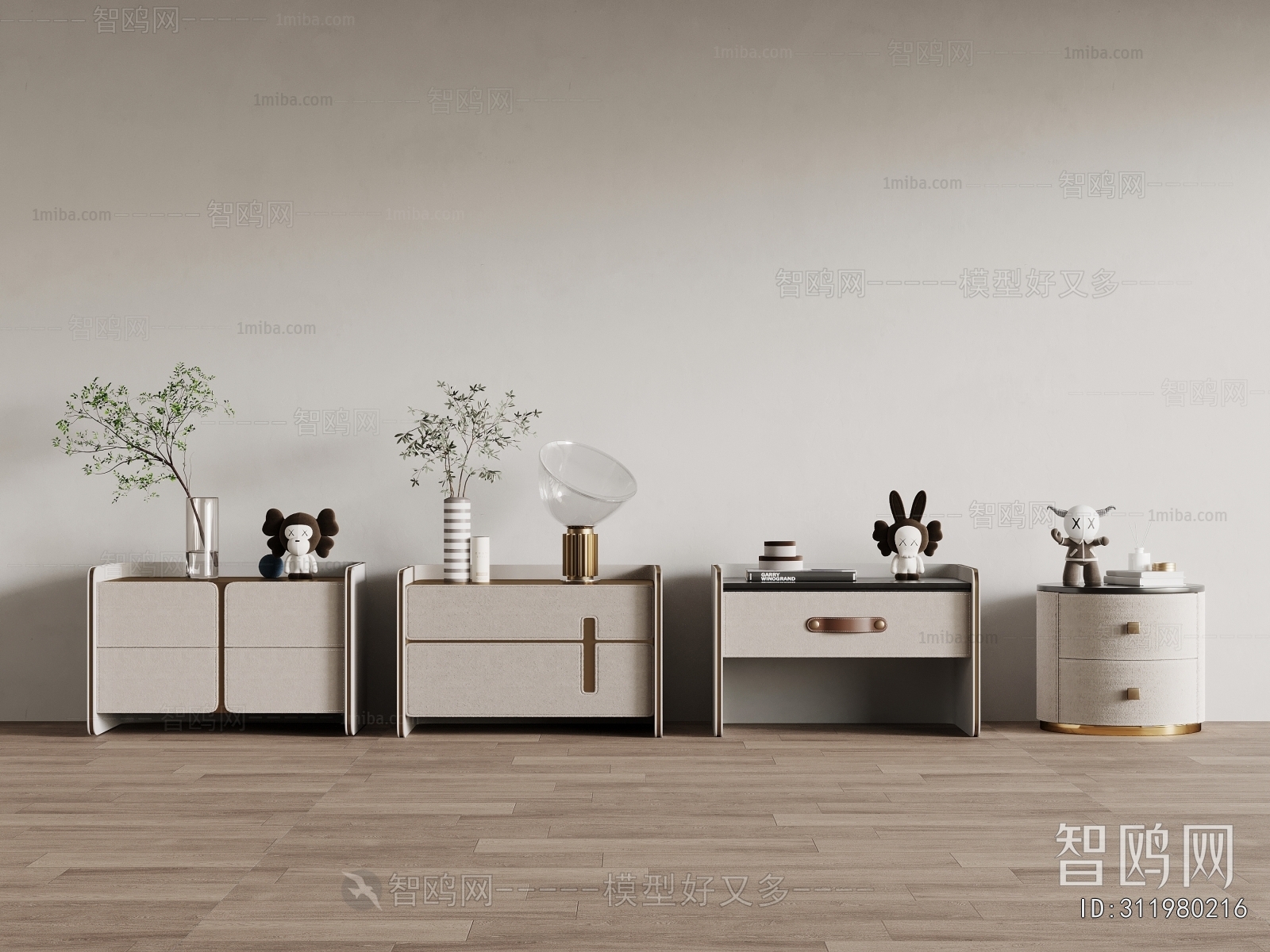 Modern Bedside Cupboard