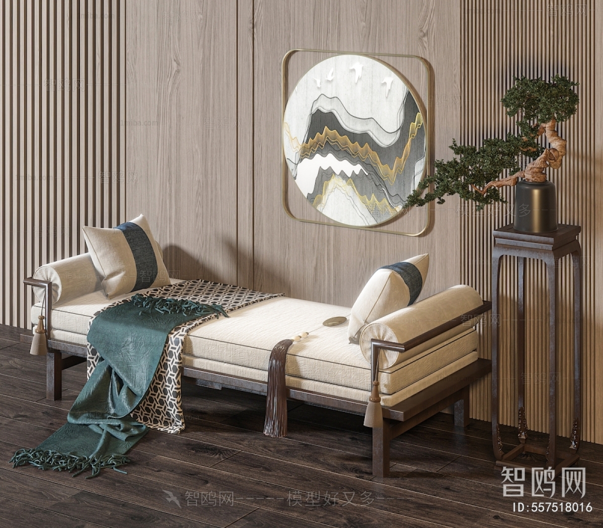 New Chinese Style Bench