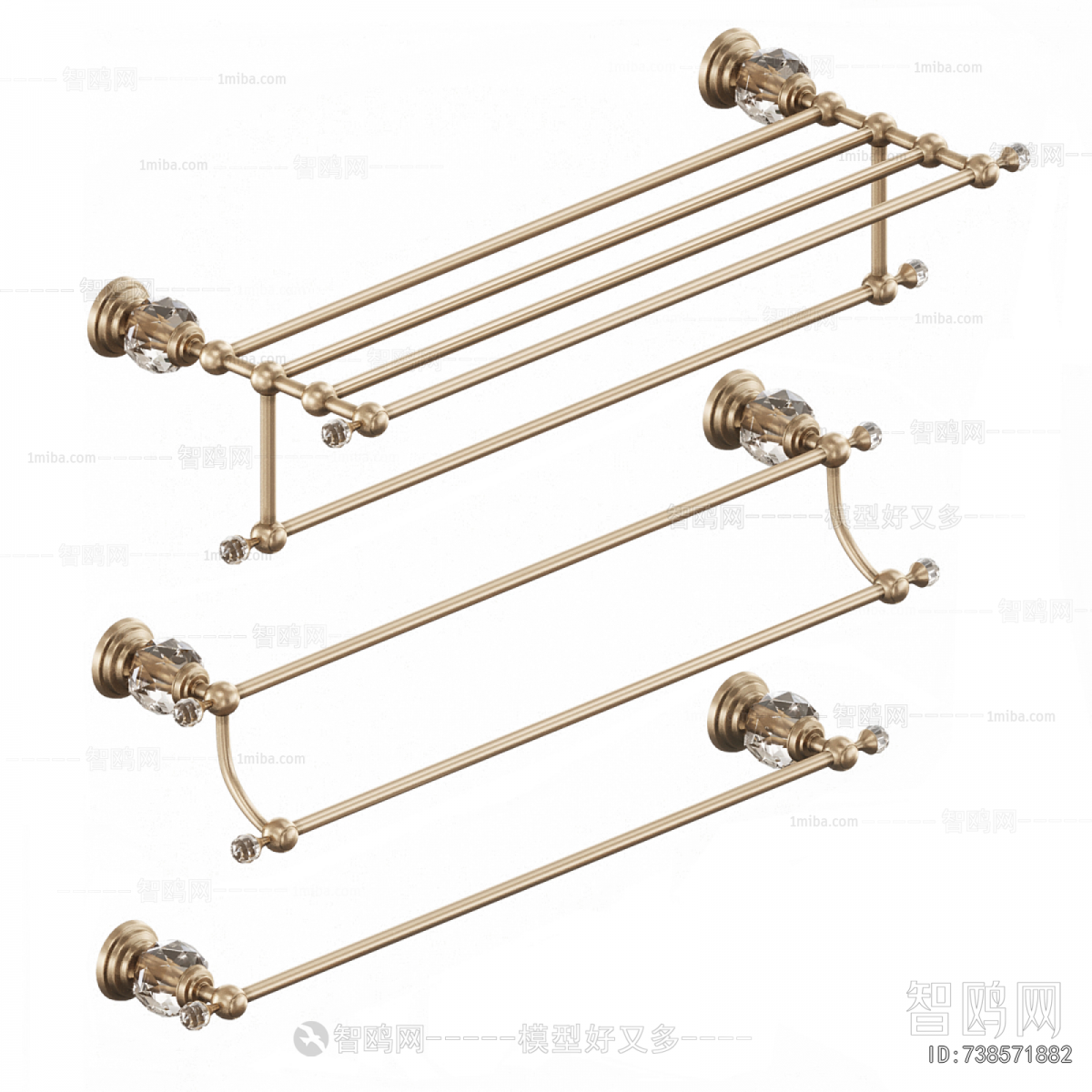 European Style Bathroom Rack