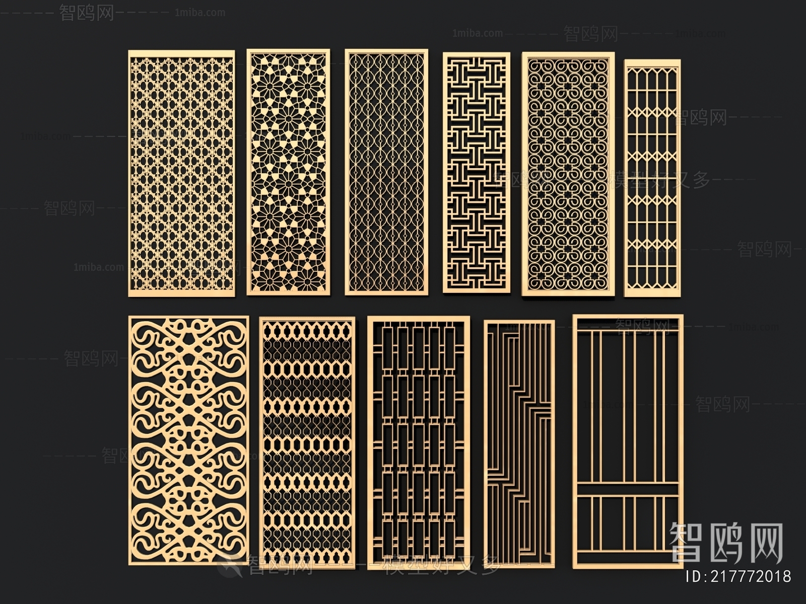 European Style Metal Screen Partition