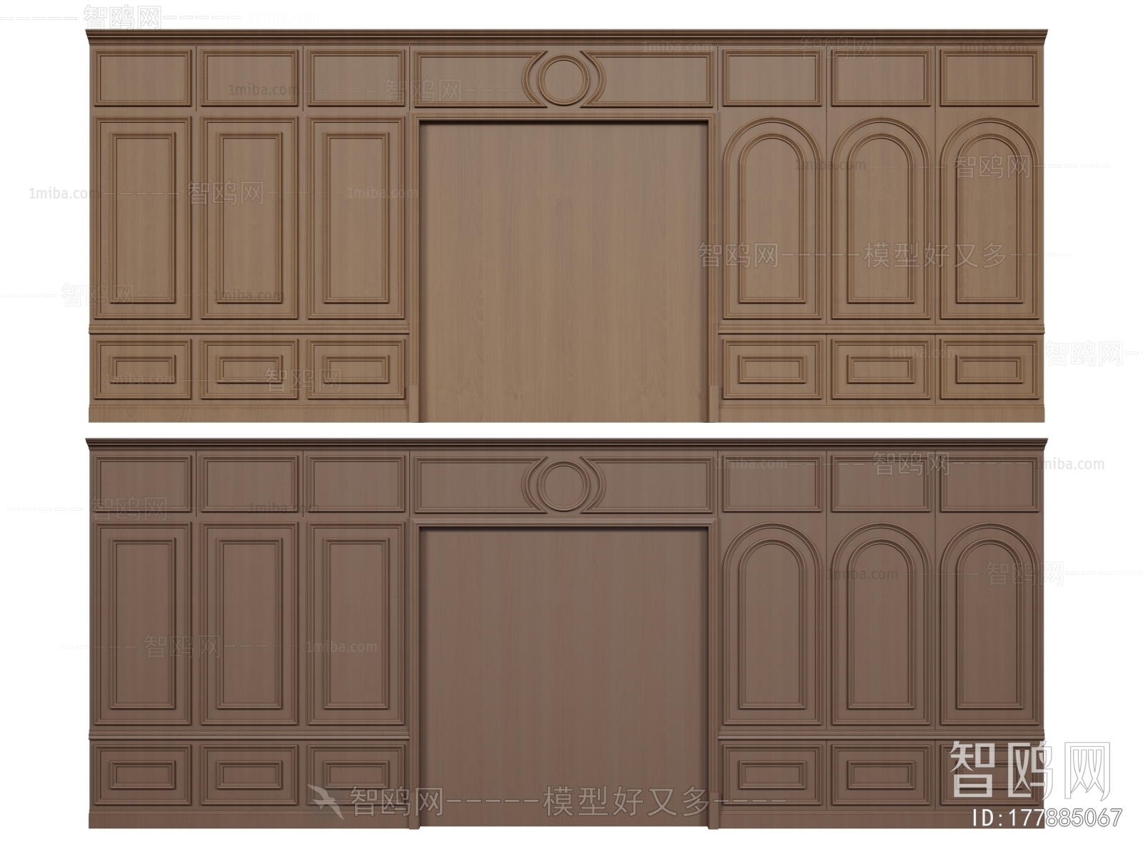 French Style TV Wall