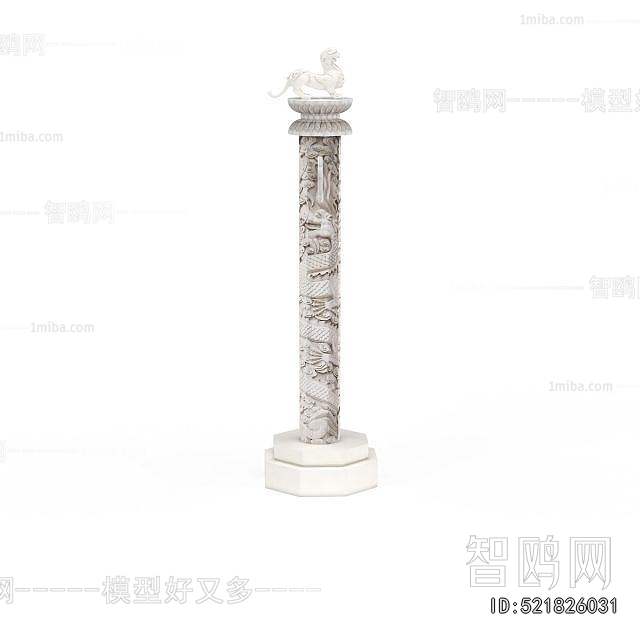 New Chinese Style Column