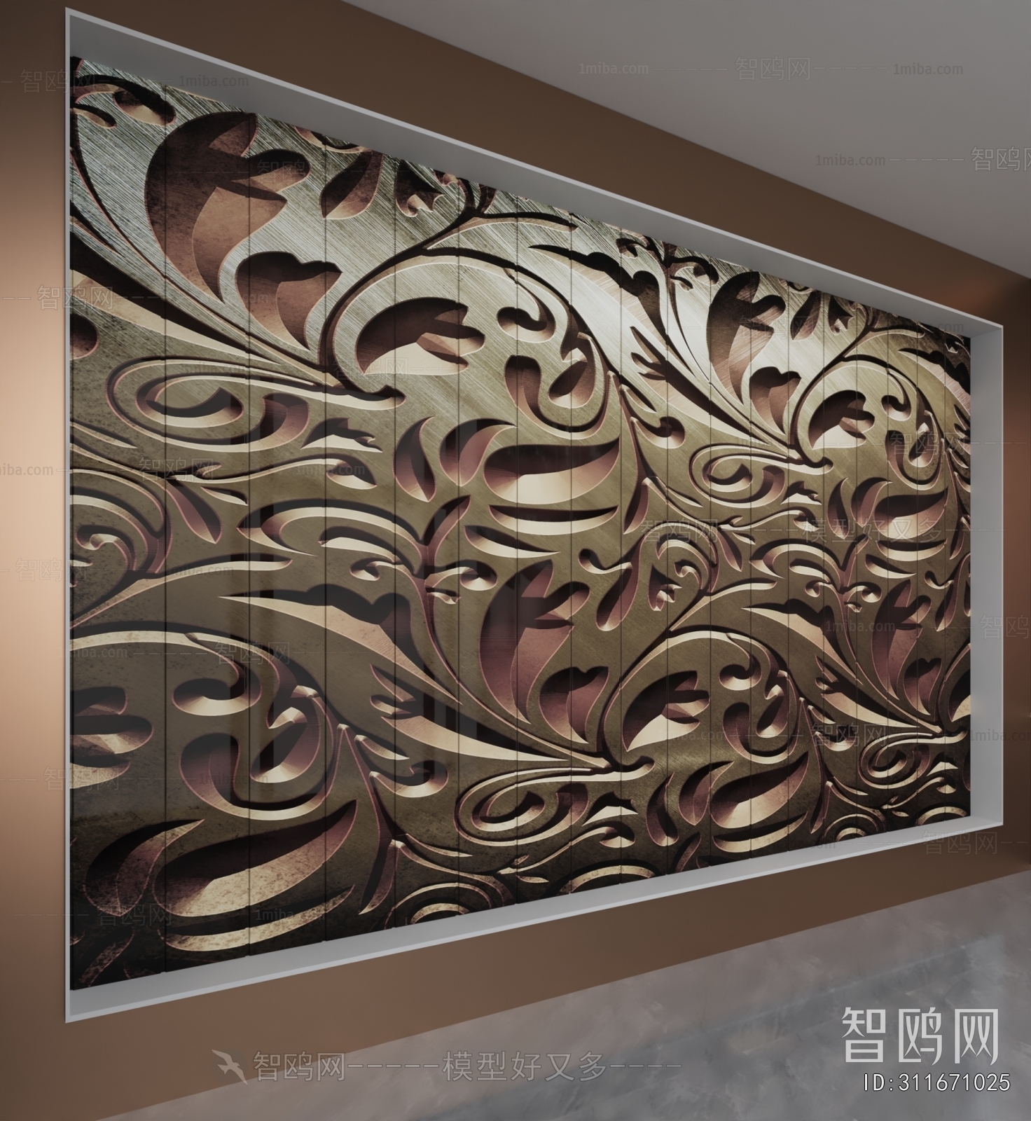 Industrial Style TV Wall