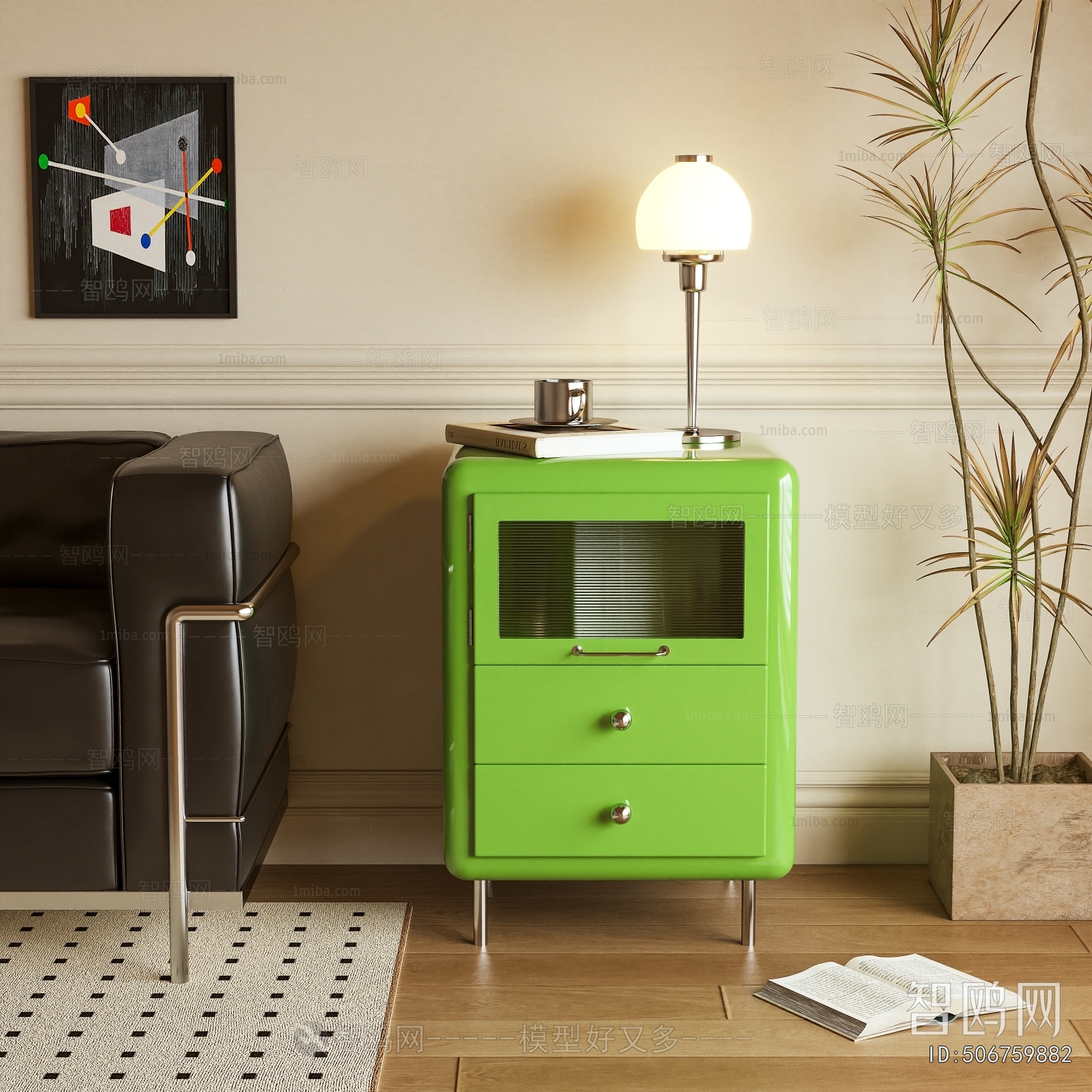 Modern Bedside Cupboard