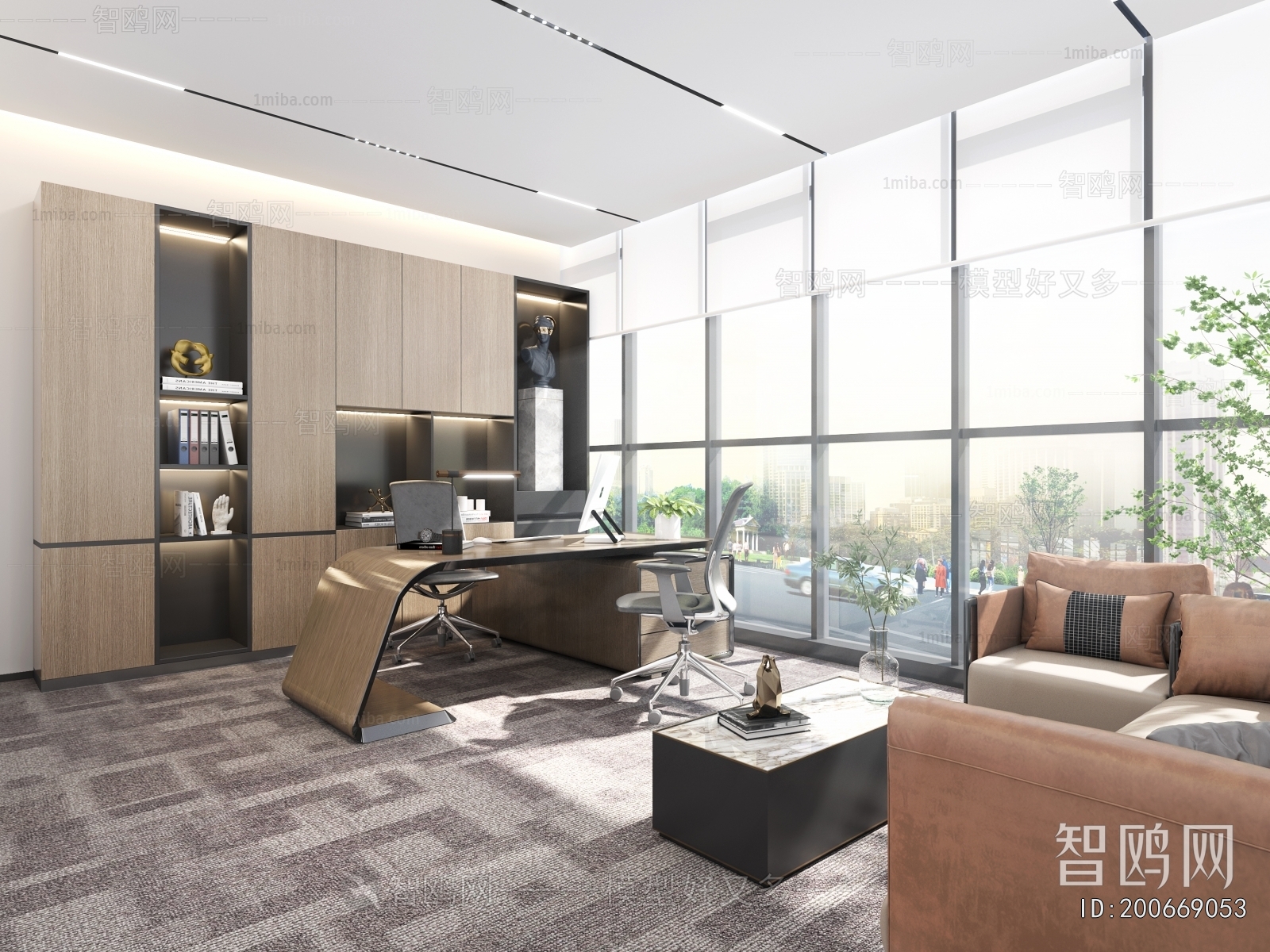 Modern Manager's Office