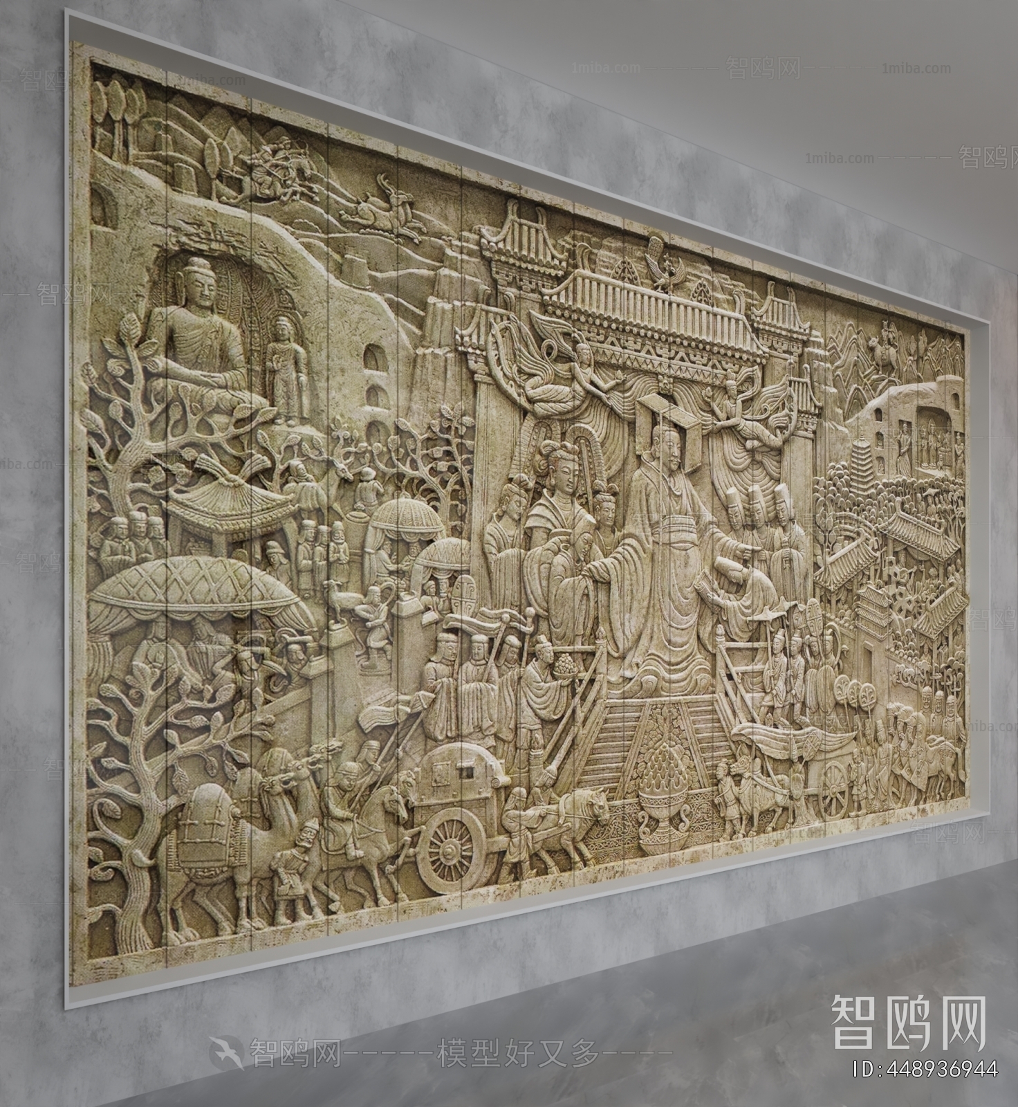 New Chinese Style TV Wall