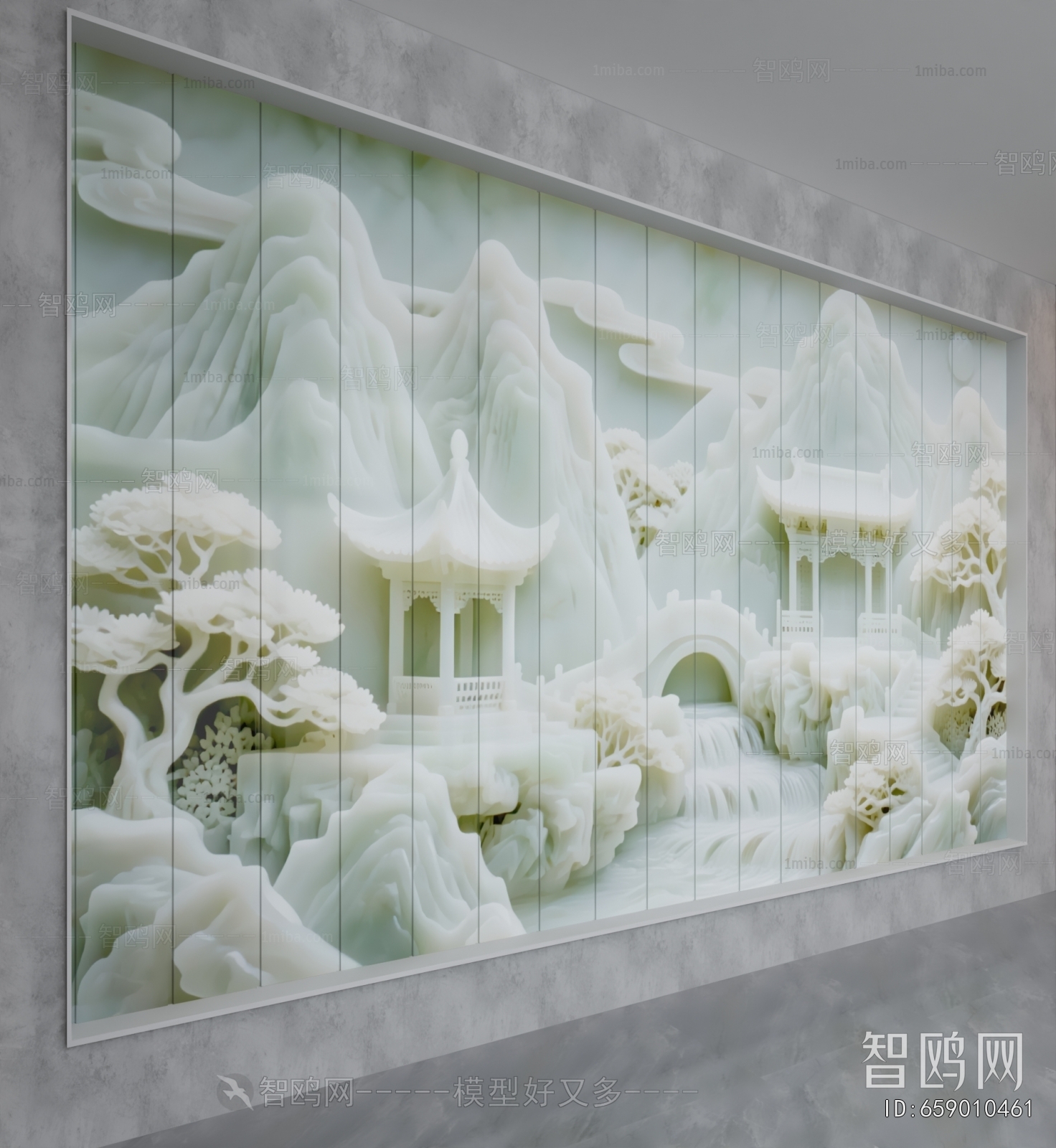 New Chinese Style TV Wall