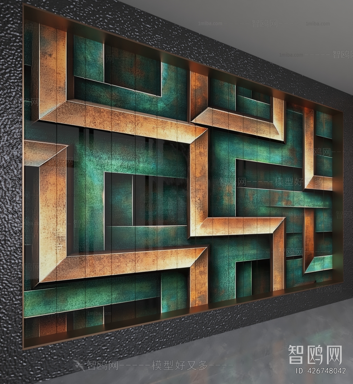 Industrial Style TV Wall