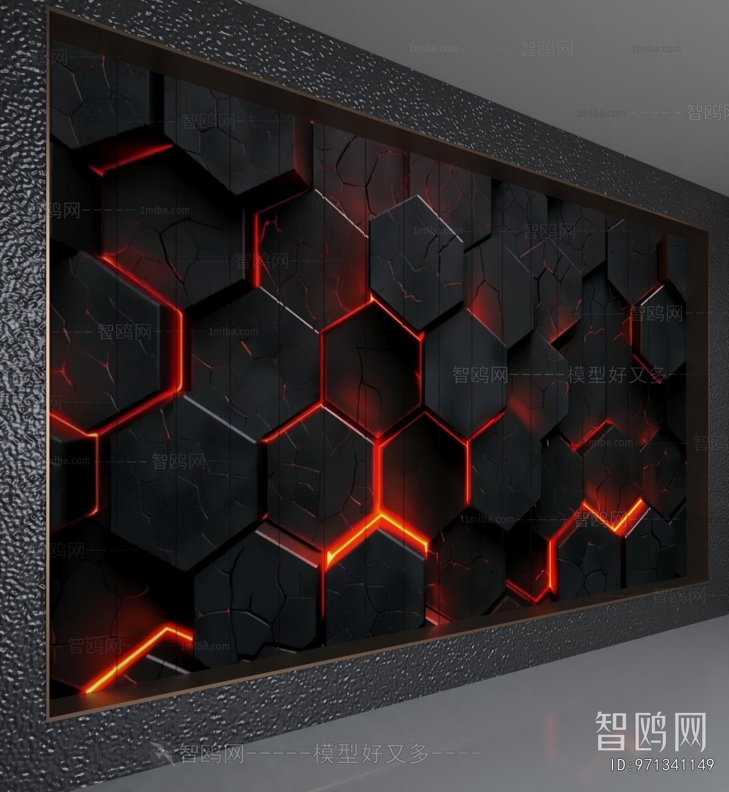 Industrial Style TV Wall