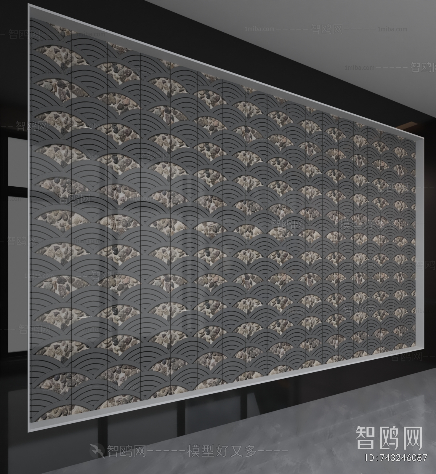 New Chinese Style TV Wall