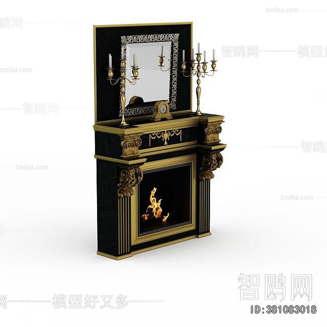 European Style Fireplace