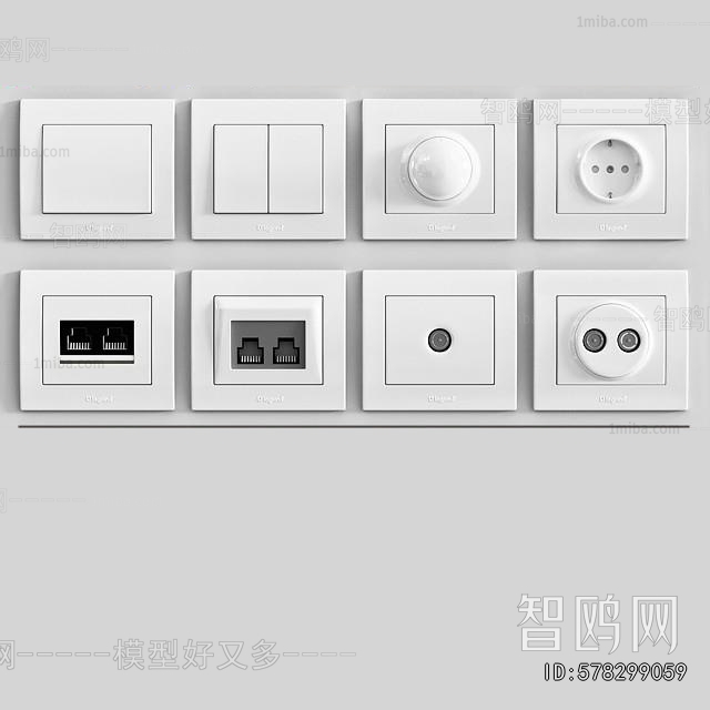 Modern Switch Socket Panel