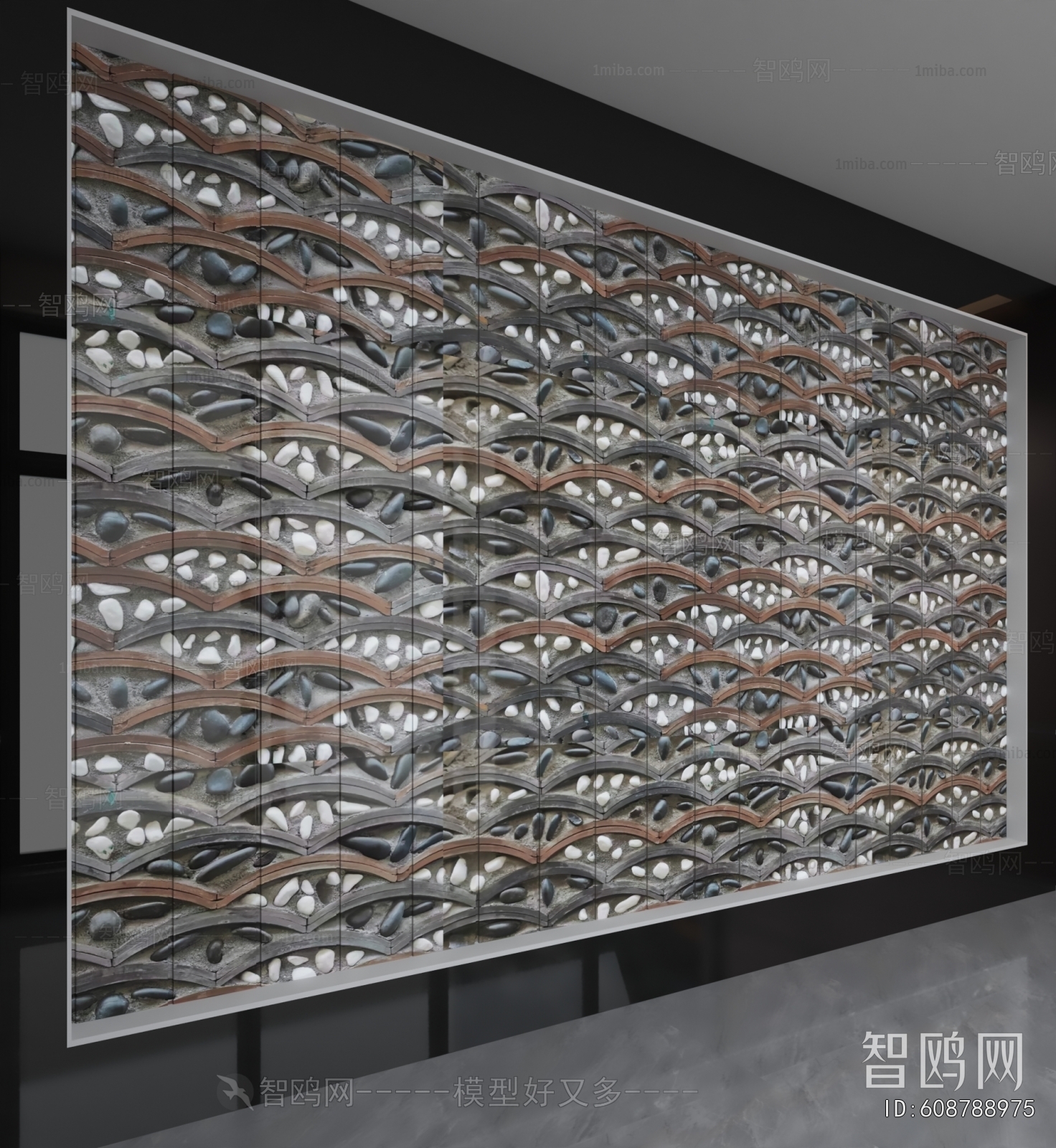 New Chinese Style TV Wall