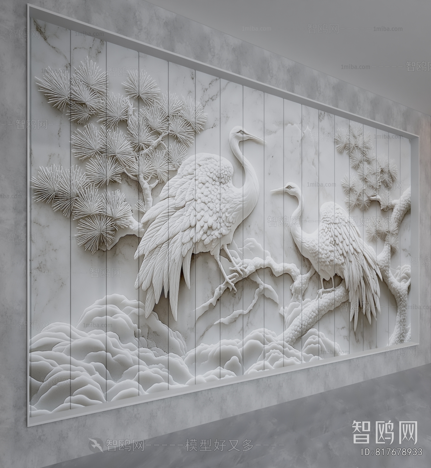 New Chinese Style TV Wall