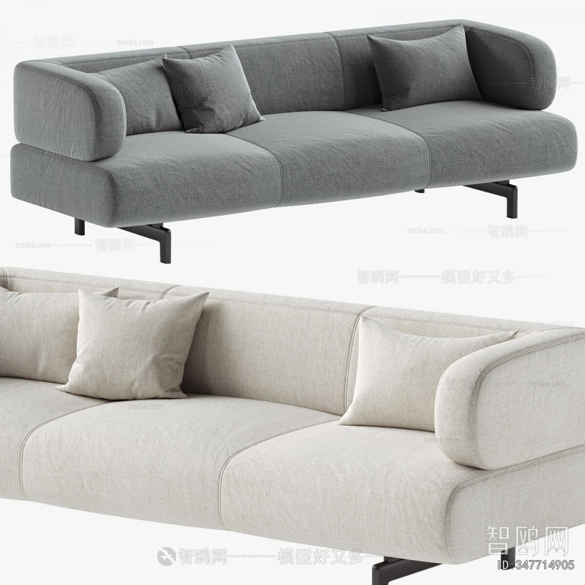 Modern Three-seat Sofa