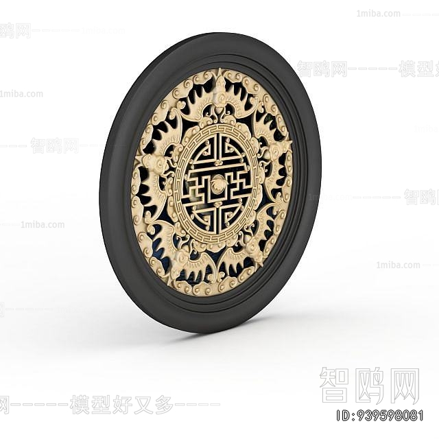 European Style Plaster Carved Top Plate