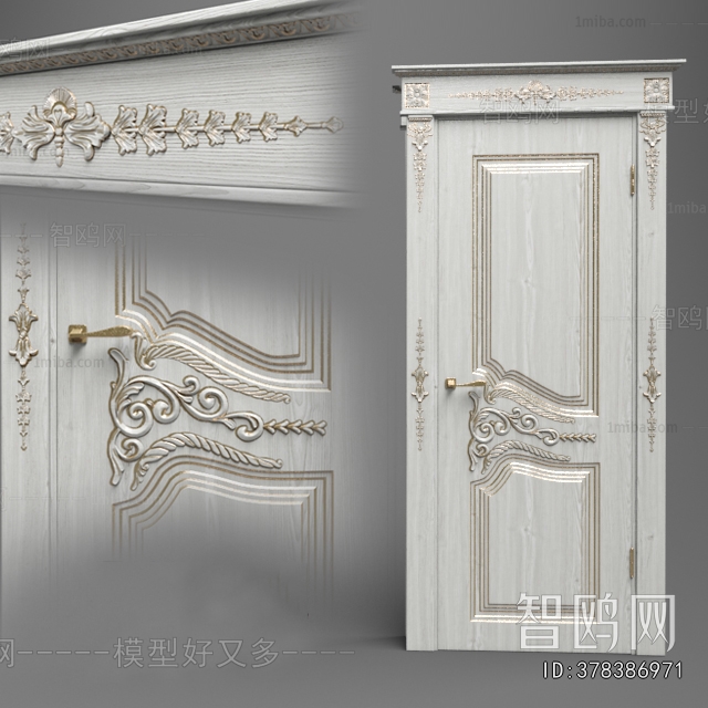 European Style Solid Wood Door