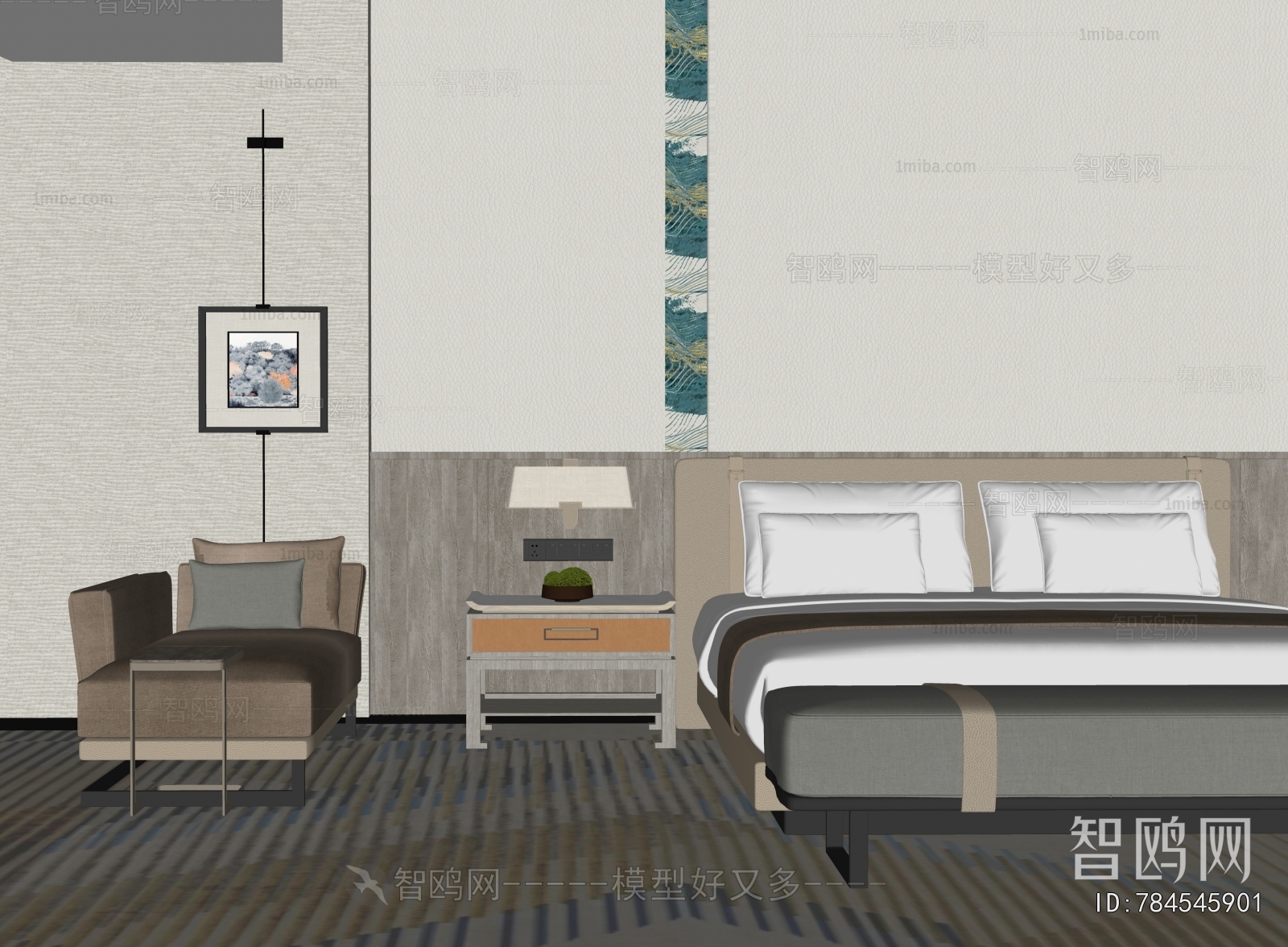 Modern Guest Room