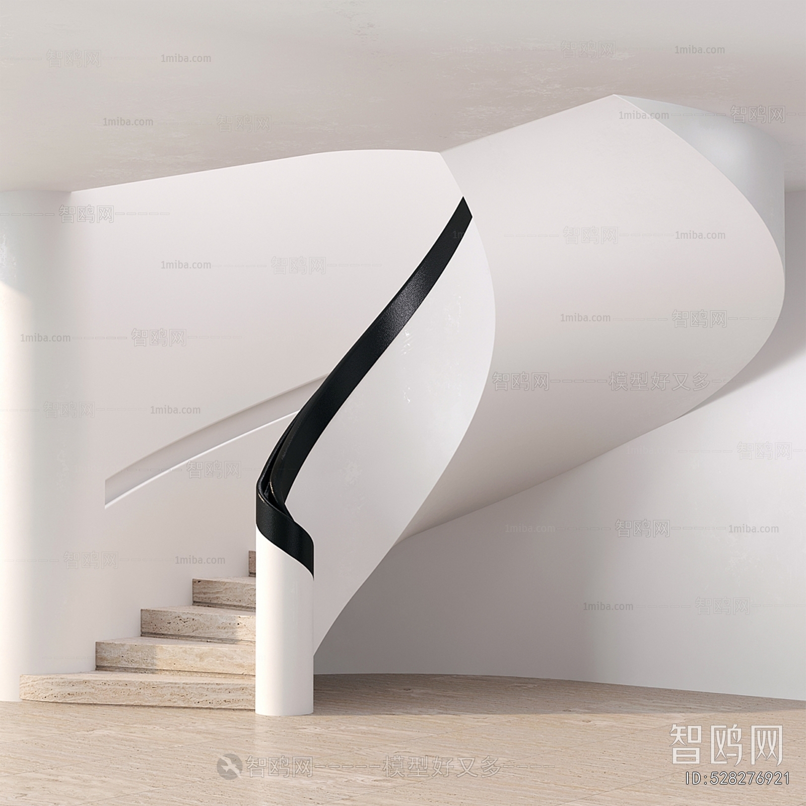 Modern Rotating Staircase