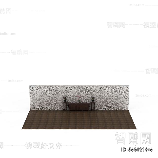 New Chinese Style Entrance Cabinet