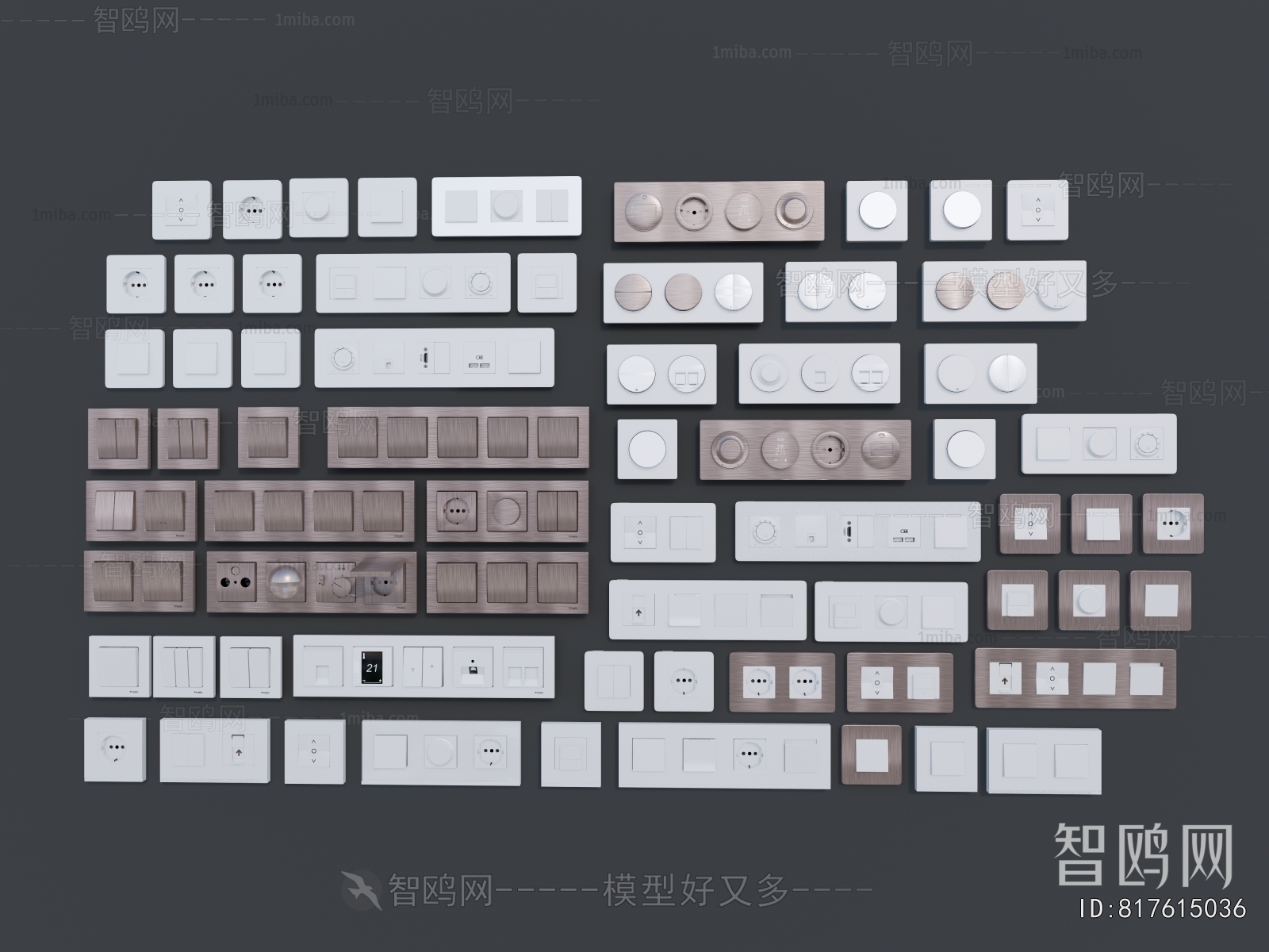 Modern Switch Socket Panel