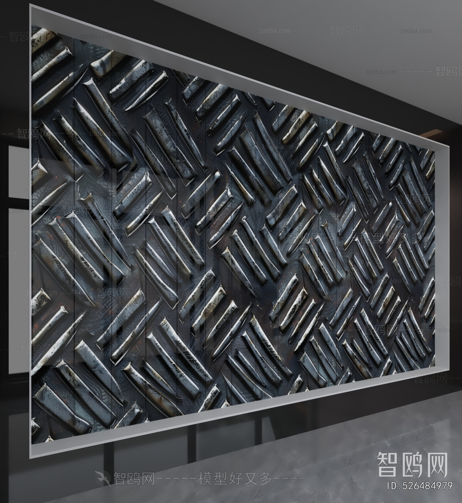 Industrial Style TV Wall