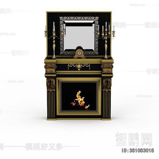 European Style Fireplace