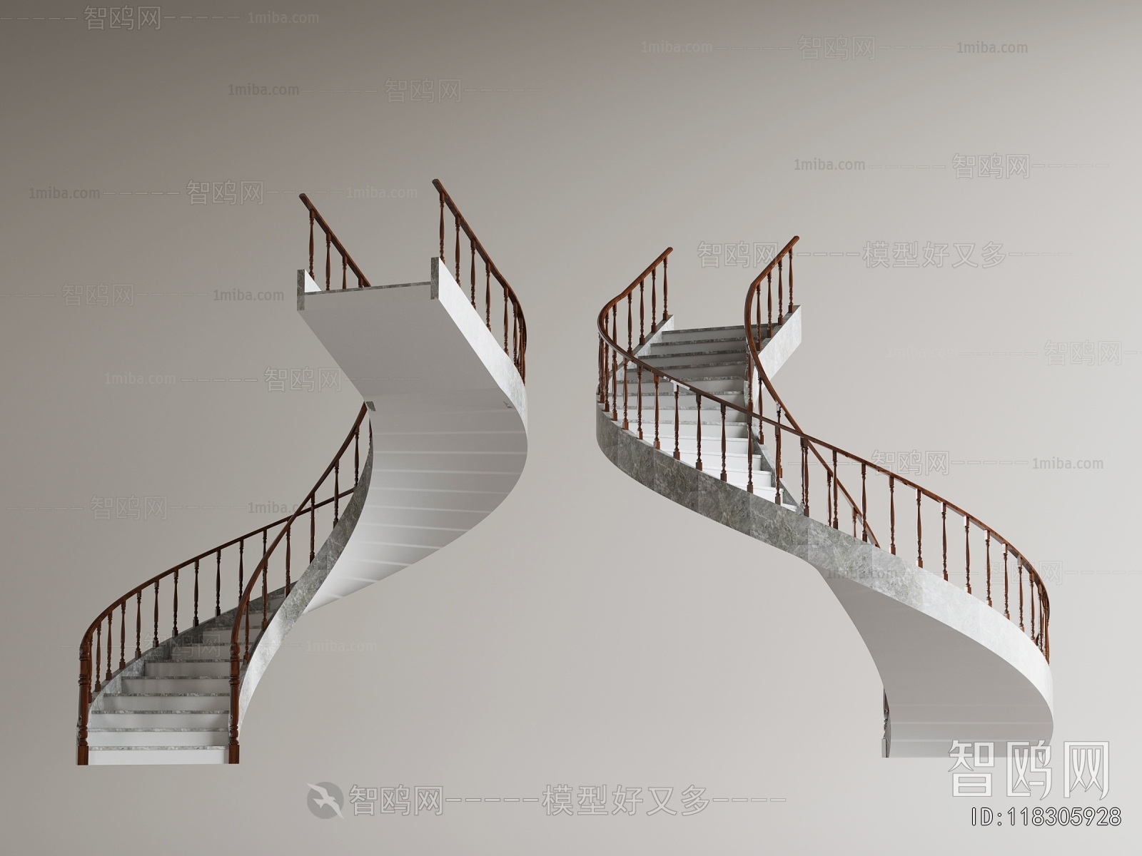 Modern Rotating Staircase
