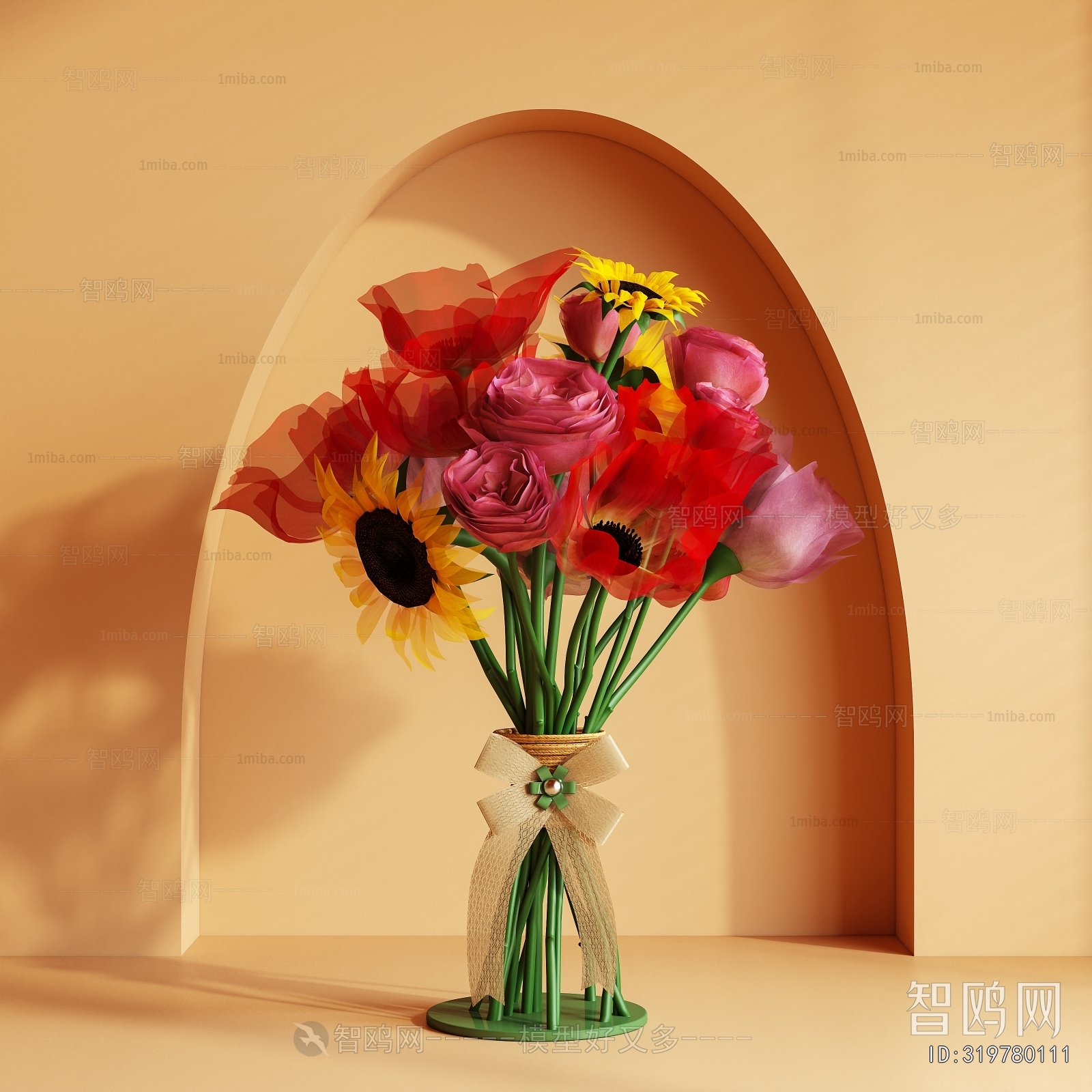 Modern Flower Arrangement